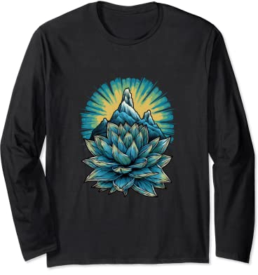 Agave Titanota Royal Agave Kreide Agave Sukkulenten Pflanzen Langarmshirt