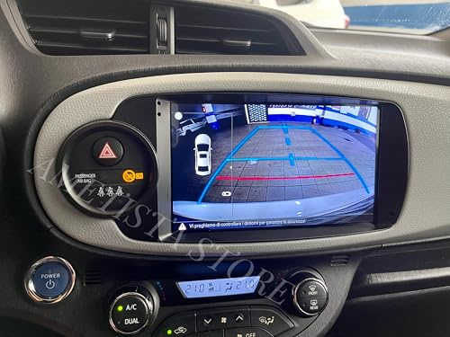 Car Tablet Autoradio 9'' Android 15 da 9 pollici per Toyota Yaris 2012-2020 | WiFi |DAB |Bluetooth |Navigatore| CarPlay/Android Auto wireless | Mantenimento Della Retrocamera Di Serie (2+64GB)
