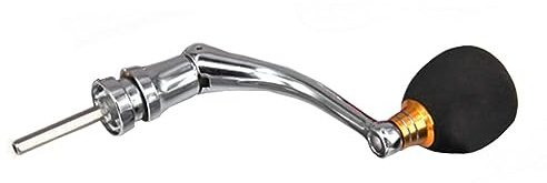 Universal Angelrollen Griff - 4000-6000 Serie Angelrolle Rocker Knöpfe Metall, Ersatzteile für Angelgeräte, Plug-and-Play-Rollengriff (Gold)