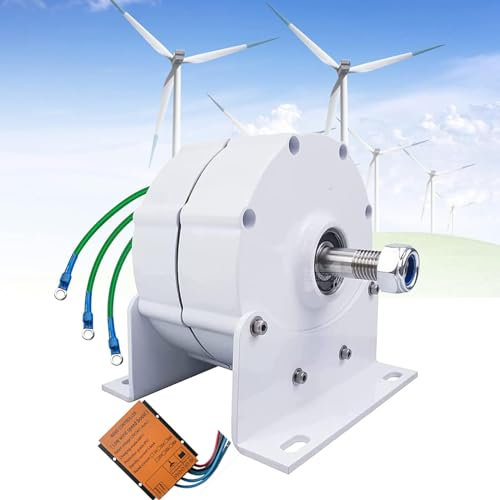 3000W/5000W/8000W/10000W Vindkraftverk, Permanentmagnet elektrisk motorgenerator, 12V 24V 48V 3-fas Gearless Permanent Magnet AC Generatorer,3000W-24V