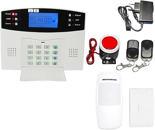 DISCORAMA® - KIT ALLARME ANTIFURTO CASA WIRELESS SENZA FILI, SISTEMA DI ALLARME CASA SENZA FILI COMBINATORE GSM WIFI DA CELLULARE APP