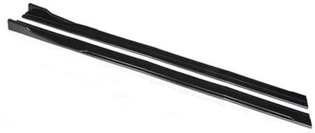 Auto Seitenschürze 2,2 M Für VW Für Golf MK7 MK7.5 Für GTI/Für GTD/R Für Modelle 2014-2019 Seitenschweller Verlängerung Rocker Splitter Diffusor Winglet Flügel Auto Seitenrock Splitter (Farbe : Kohle