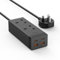 TESSAN Extension Lead with 4 USB Slots, 30W USB C Plug Fast Charge with 2 Way Plug Extension Socket, Surge Protected Power Strip 2M Cable, 3250W MultiPlug Adaptor for Home, Office, School Supplies