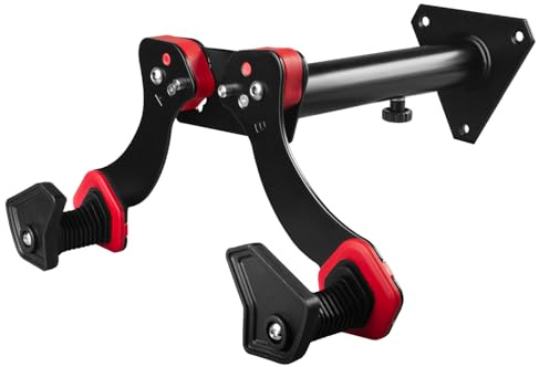 Maclean MC-449 Gancho de Garaje para Organización, Soporte de Pared para Neumáticos, Escalera, Bicicleta, Gancho Doble de Almacenamiento, Colgador de Herramientas, Carga máx.: 30 kg