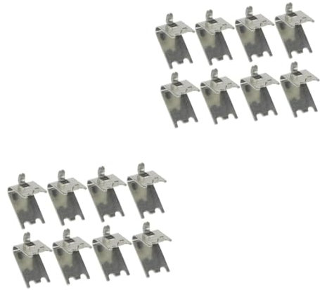 LIFKICH 16pièces Clips De Support Pour Étagère De Congélateur Lot De Inoxydable Accessoires Pratiques Pour Réfrigérateur Fixation Solide Et Pour Organiser Espace De Rangement