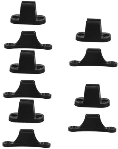 QUMIIRITY 5St Modifikationszubehör heim Schließfachsicherung Türverriegelung für Wohnmobile verriegeln Türfeststeller für Wohnmobile Wohnmobil-Storage-Türhalter Einstiegsfang Nylon Black