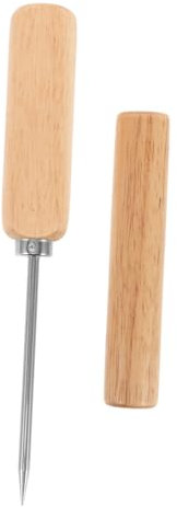 Amosfun Eishammer Zum Eisbrechen Mit Holzgriff Eispickel Aus Edelstahl Zum Brechen Von Eiswürfeln Zubehörset Für Bars Und Küchen