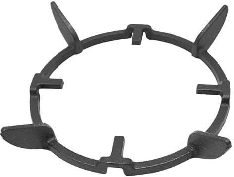NVOQILIN Grille de cuisson en fonte pour plaque de cuisson Wok Support antidérapant pour casseroles Wok Anneaux en fer pour une cuisson sûre des ustensiles de cuisine Anneaux de stabilité