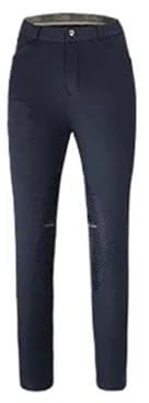 YGMNQAL Ridleggings silikon unisex hästbyxor ridning, BLÅ, 48 SE
