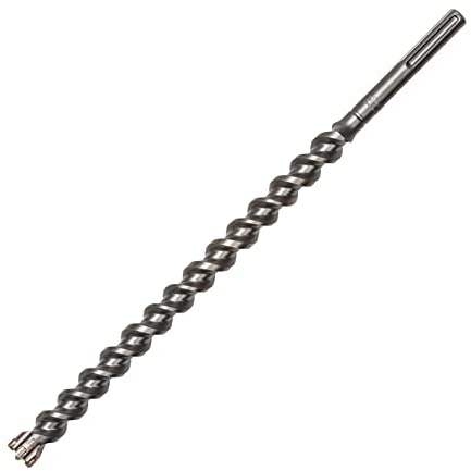 wolfcraft Broca para hormigón Professional 4-cut con filo de carburo de tungsteno, SDS-max, Ø 22 mm I 5345000 I Para taladrar hormigón fuertemente armado