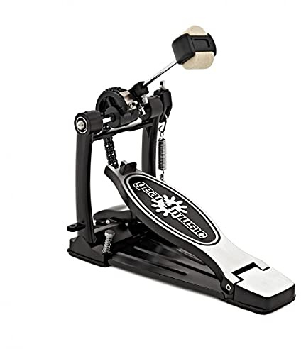 Gear4music Kick Drum Pedal - Heavy Duty mit vierseitigem Schlagzeuger | Robustes Bassdrum-Pedal, kratzfreie leicht zugängliche Klemme, vierseitiger Schlägel