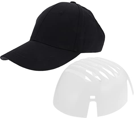 Healeved Bump Cap Einsatz Für Baseballmütze Unisex Leicht Und Bequem Für Außenarbeiter Und Sport Schützt Vor Uv-Strahlung Und Druck Kopf Und Nacken