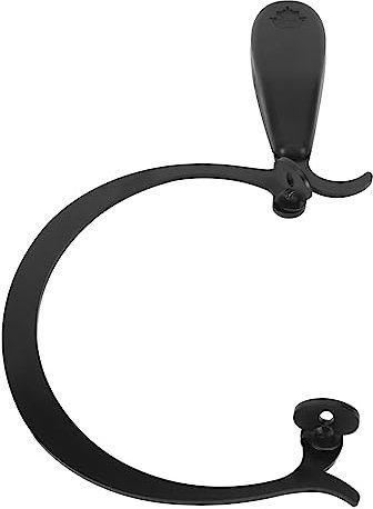 flexman Marco de Sierra Curvado para Joyero con Mango Negro, Excelente Aleación, Marco de Sierra Profesional para Joyería, para Decoración, Pasatiempos, Procesamiento Artesanal,