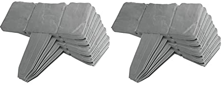 Dekorativer Gartenzaun 10 stücke Gartengrenze Zaun Stein Trim Hammer 10 Stück Walkways Palisade Outdoor-Dekor