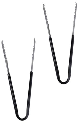OFFSCH Lot De 2 Mini Pinces À Glaçons Avec Manche En Caoutchouc Pour Couper Les Fruits Et Les Morceaux De Sucre