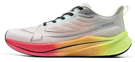 XTEP Professionelle 2000km Herren-Laufschuhe für Prüfungstraining,Hohe Dämpfung Starke Rückstoßfähigkeit Sneaker, rutschfeste und strapazierfähige Sportschuhe, ideal für Langstreckenläufe ab 10 km