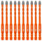 BGTEC Juego de Brocas de Carburo para Mampostería - 10 Piezas 6mm Professional Brocas Porcelanico Set para Madera, Plástico, Ladrillo, Cerámica, Vidrio, Hormigón y Mármol