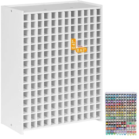 Soporte para rotuladores, 180 bolígrafos, organizador de escritorio, soporte para bolígrafos, lápices, lápices de colores, rotuladores, pequeños artistas, tocador, caja de plástico para el hogar y la
