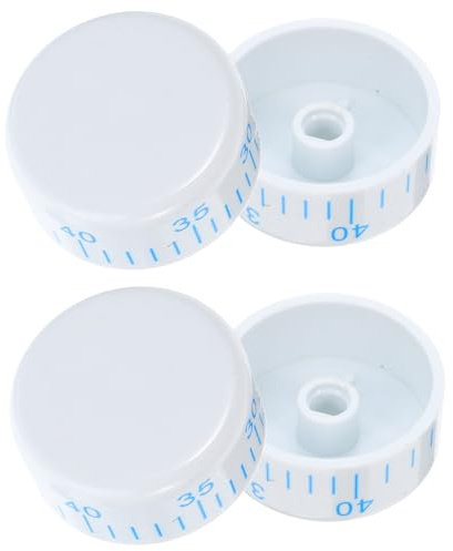 LOLIPPYY 4pcs Frigorifero Termostato Pulsante di Controllo Congelatore Temperatura Interruttore Pulsante Sostituzione Pulsante di Regolazione Quadrante Compatibile
