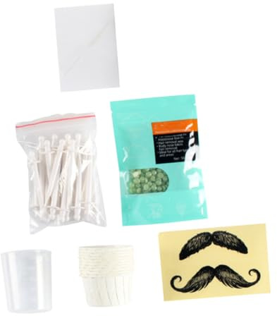 TOYZFRIENDY Nasenhaarwachsset für Frauen mit Wachsstäbchen und Silikon Einfach Strukturierte Nasenreinigungswachsstäbchen für Sichere Haarentfernung und Wax Anwendung