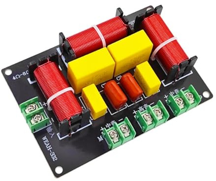 Aboiled -332 200W 3 Way Crossover 2 Midrange 1 Treble Frequency Divider Audio Speaker Crossover KTV Crossover Model A