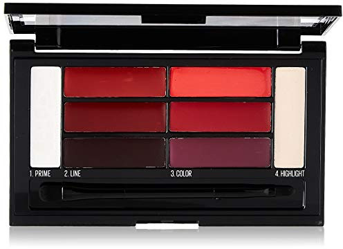 Maybelline New York Lippenpalette, Color Sensational Lip Contour Palette Crimson Vixen, 1er Pack (1 x 1 Stück)
