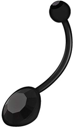 KJM FASHION 1 Stk Flexibel Bauchnabel 1,6 mm 14 g Piercing Schmuck