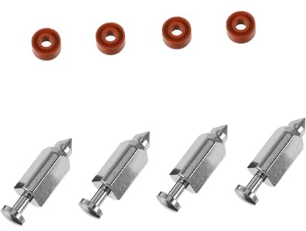 ULTECHNOVO Schwimmernadelventil Für Rasenmäher Ersatzteile Vergaser Nadelventil 1.50X0.50X0.50Cm Passend Für Benzinrasenmäher Gartenwerkzeuge Ersatzteil Set 4 Stück