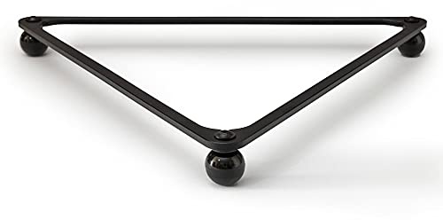 L'intention qui compte Triangolo di biliardo americano - Delta Pool Rack Pro Design Fine in alluminio anodizzato nero su sfere bachelite per sfere 57,2mm