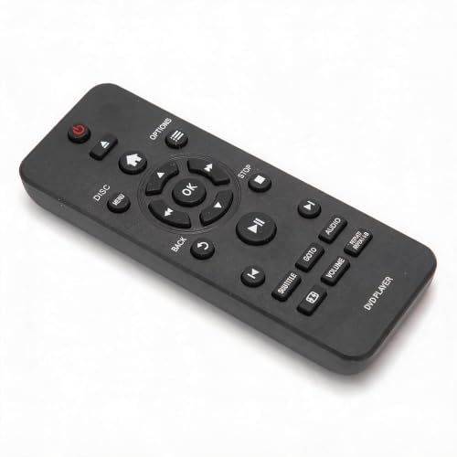 Sxhlseller Télécommande pour Philip DVD, Télécommande Universelle, Télécommande Professionnelle de Remplacement pour Lecteurs DVD RC‑5721 DVP3670K Disc