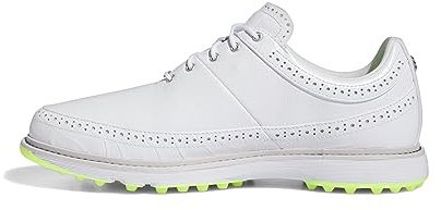 adidas Mc80 golfskor utan dubbar för män, Vit matt silver citron klar, 12.5