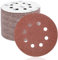 FEIHU 125mm Sanding Discs 50Pcs Orbital Sander Discs Hook and Loop Sanding Pads for Random Orbital Sander, 60 Grits Sanding Discs