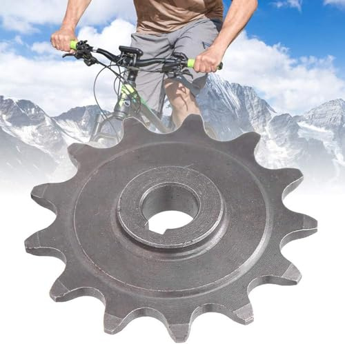 Bike Small Sprocket, 13 Teeth Aluminium Alloy Universal Pinion Gear Geared Reduce Motor Bicycle Chain Wheel 13T Sprocket, for Ordinary Bicycle, Electric Scooter Motor