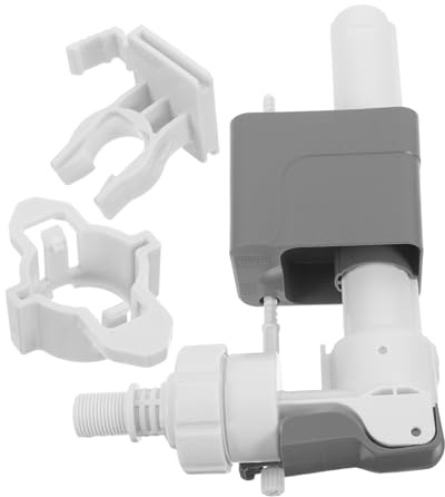 NUOBESTY Toilet Tank Fill Valve Concealed Design and Efficient Water Control, Side Mounted Plastic Inlet Valve for Bathroom Toilet Replacement Accessories