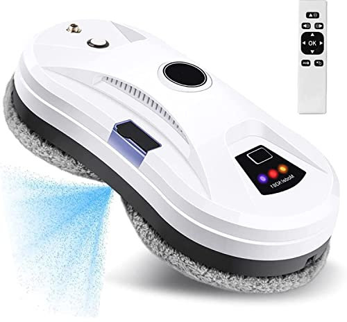 CraftNestUK Window Cleaner Robot with Automatic Water Spray Smart Glass Cleaning Robotic for Indoor and Outdoor Glass Tile Automatic Glass Vacuum Cleaner