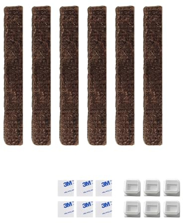 Dstarymnix 6er Set Dauerdocht für Wachsfresser, 10mm Kerzendocht für Outdoor-Kerzen, Kerzenrestefresser, Schmelzlicht & Wachsfeuer, Nachhaltig, Handgefertigt aus Bio-Sojawachs