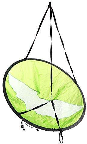 VCBGDJI Kajak-Windsegel, tragbar, PVC, zusammenklappbar, Paddelbrett, Segeln, Kanu, Downwind-Segel mit transparentem Fenster