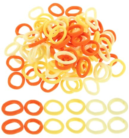 WEKAMOS 500 Stück Kleine Haargummis aus Elastischem Nylon für Babys und Mädchen Haargummis ohne Abdrücke Sanfter Halt für Empfindliches Haar Bunte Haarbänder für Alltag und Party