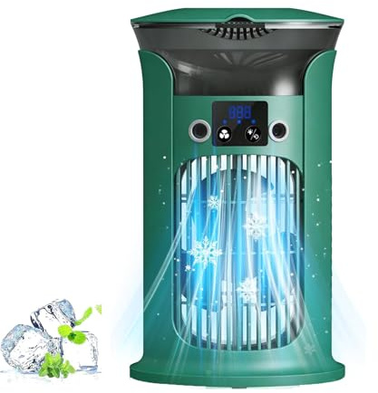 Aria condizionata mobile, mini climatizzatore, umidificatore, refrigeratore d'aria, piccolo condizionatore d'aria mobile per camere, condizionatore d'aria portatile, senza tubo di scarico, silenzioso
