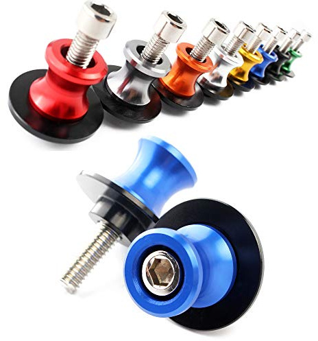 Diábolos Moto Basculante Bobina de Deslizadores Tornillo del Soporte M6 6mm CNC Aluminio para YZF-R1 YZF-R25 YZF-R3 YZF-R6 FZ8 FZ9 FZ1 FZ6 V-MAX MT-01 MT25 MT03 MT07 MT09 FJR1300 XJR1300