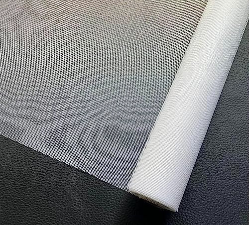 Pollenschutz-Set 120x300cm DIY Mückenschutz Fliegennetz Fenster UV-Stabil für Balkontür Dachfenster Wohnzimmer Bodentiefe Fenster Weiß