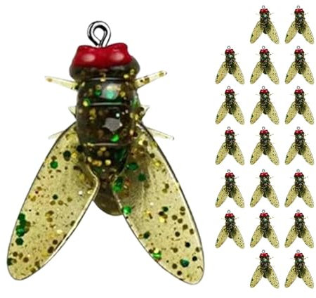 Fulenyi Fliegenfischer-Set, Fliegenfischer-Köder | Effektives Fliegenfischen mit Trockenfliegen,Exquisites Fliegenfischköder-Set für den anspruchsvollen Angelbegeisterten