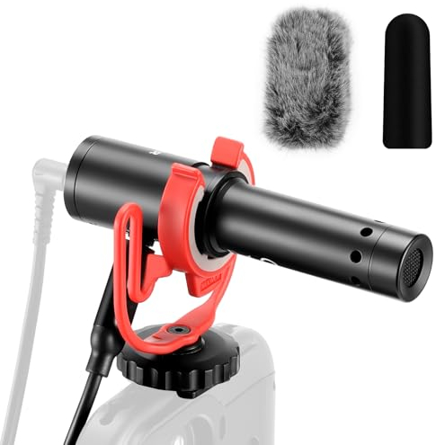 NEEWER Mikrofon Plug & Play, USB C Digitalausgang Rauschunterdrückung hohe Empfindlichkeit Nierenmikrofon mit Stoßdämpferhalterung und Schaumstoff Windschutz für Smartphones und Laptops, KM17