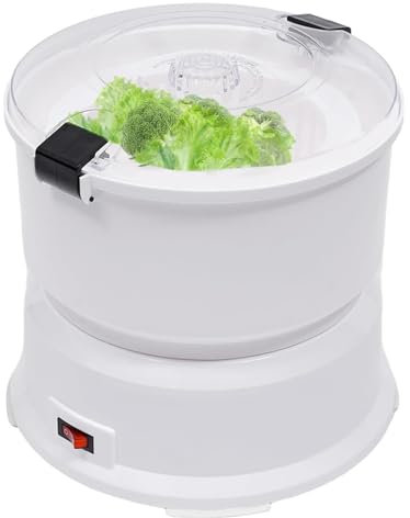 COYEUX Electric Potato Peeler, 85W Potato Rumbler Peeler Machine, Maximum Capacity 1.76Lbs, One-button Drive, Saves Time Kitchen Cooking Helper