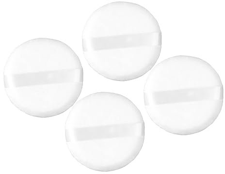 Healeved 4stücke Große Puderquaste Für Körper Und Make-up Bequeme Kosmetikquaste Aus Sicheren Materialien Praktische Anwendung Für Augen Und Lippen Wangen Oder Nase