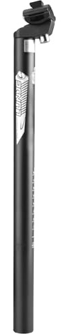 TRIWONDER Tige de Selle pour Vélo 25,4/27,2/28,6/30,4/30,9/31,6mm Tube de Selle Alliage d'aluminium 400 mm pour Vélo de Route MTB BMX (02 Noir, 28,6 x 400 mm)
