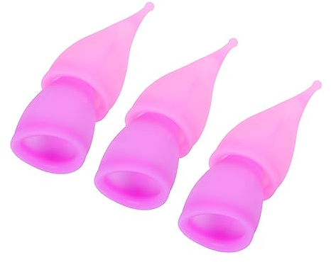 HAMPPLIES Coppette Mestruali in Silicone 30ml Morbide e Impermeabili per Donne, Set da 6 Pezzi per Nuoto e Riposo Notturno