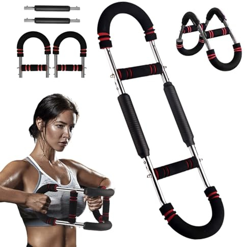 Twister Armtrainer, 40–200 Lb Verstellbares BrusttrainingsgeräT, ragbarer Power Twister mit abnehmbarem Design, Fitnessübungen überall Fitnessgeräte für Zuhause