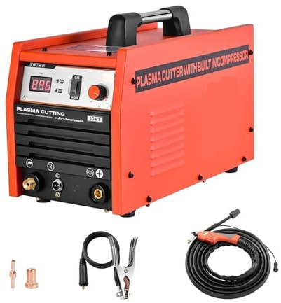 Máquina De Soldadura Portátil Con Cortador De Plasma Y Compresor De Aire Integrado. FáCil De Usar