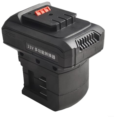 Gdfnmogo Battery Adapter Converter 1 to 2 for to Power Tools, Black, Compatible with Hoists, Keys and Work Lights(FOR MTA TO FOR)